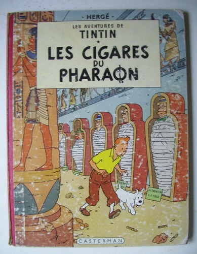 Tintin les cigares - cigares, pharaon