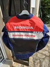 Blouson moto Honda Racing Vintage avec protections – L
