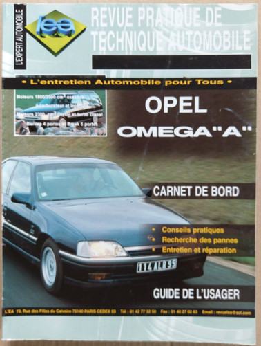 Revue technique opel omega - revue,