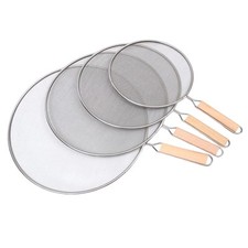 Grille anti-éclaboussures pour poêle à frire Couvercle anti-huile en maille