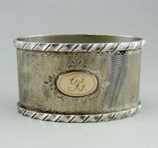 Rond de serviette ovale en