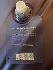 waterbed dual softside veritable lit à eau 2 poches séparées  