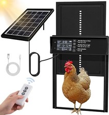 Porte De Poulailler Solaire
