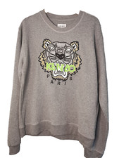 Sweat-shirt gris et tigre