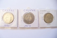 LOT MONNAIES " CHYPRE " SOUS