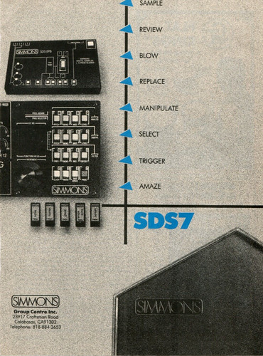1985 print simmons sds7 - 1985,