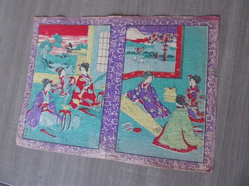 Ancienne estampe japonaise - estampe,