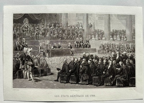 Gravure xixe révolution - gravure,