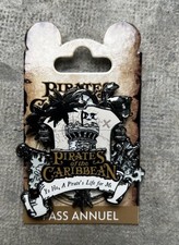 Pirates Of The Caribbean - Pass Annuel Exclusive Pin - Disneyland Paris