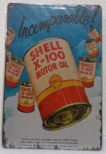 Plaque metal vintage 20x30 - plaque,