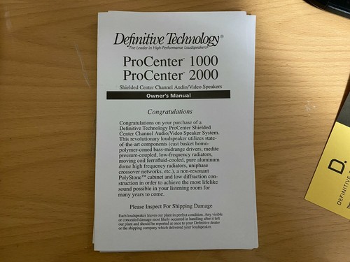 Definitive technology - definitive,