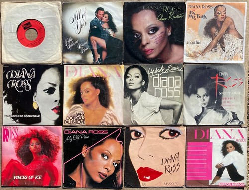 Lot 45t diana ross 12 - x,