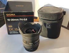 Objectif Sigma EX 10-20 mm F/4,0-5,6 HSM DC ok Canon EF-S OK pour CANON