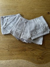 Lot de 6 serviettes de table en tissu Gris Beige