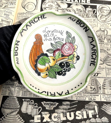 Ancien cendrier publicitaire - cendrier,