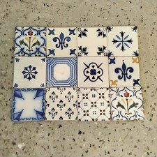 Anciens Carreaux Carrelages Faience De Desvres 11cm Patchwork Fourmaintraux Tile