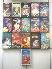 Lot de 16 cassettes VIDEO VHS