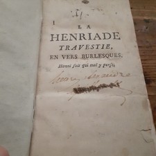 Henriade travestie fougeret - la,