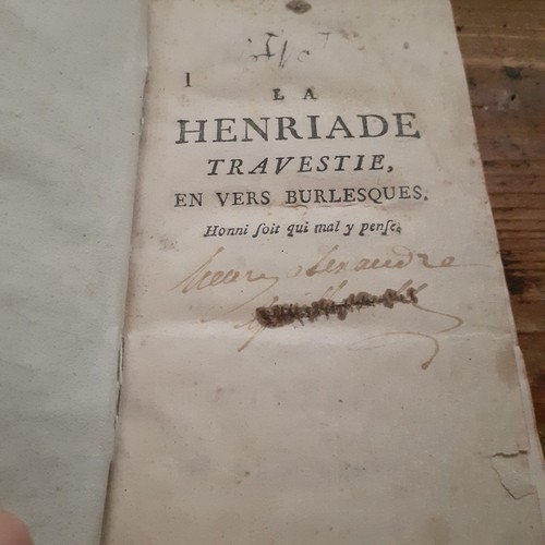 Henriade travestie fougeret - la,