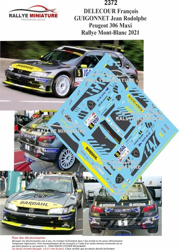 Decals ref 2372 peugeot - 2372,