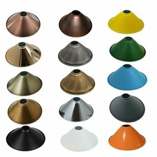 Suspension rétro vintage abat-jour en métal plafonnier 22cm abat-jour coniques