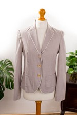 Vente Stefanel Blazer Veste Sportive Élégante Beige Gris Business Bureau S