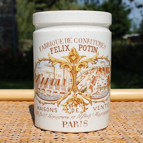 Ancien pot confiture - à,
