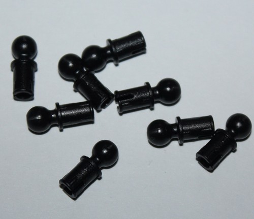 Lego technic black pin - black,