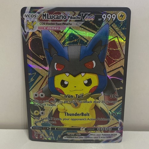 Carte pokemon pikachu cosplay - carte,