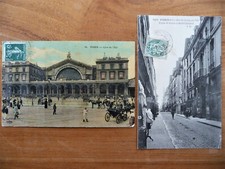 2 cartes postales PARIS