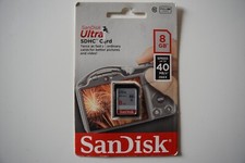 CARTE MEMOIRE SANDISK SDHC 8GB 40 MB/S