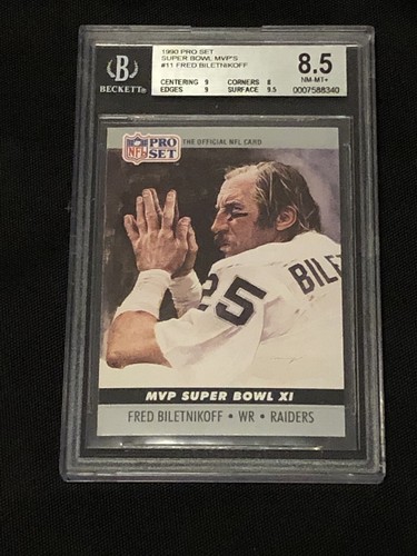 Fred biletnikoff 1990 pro set - biletnikoff,