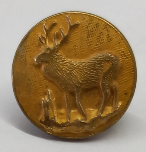 Ancien bouton chasse - ancien, de