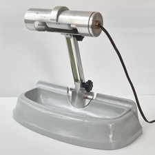 LAMPE DE BUREAU 1920 1930 BAUHAUS STREAMLINE VINTAGE EN ACIER & FONTE 20 30S