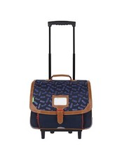 Cartable Trolley Tann's Pablo Ref 42235 Bleu 38*29*15 cm Neuf