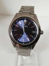 Radio solaire ronde noire Seiko Brights 7B24-0BH0 pour homme W41,8 mm fabriqu...