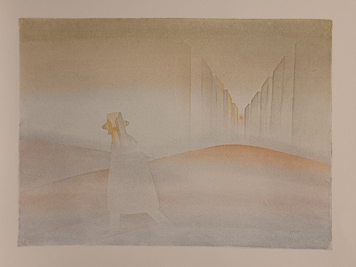 Reproduction une aquarelle - reproduction,