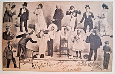 CPA  " FREGOLI NOTTE d'AMORE " Artiste Transformiste Italie