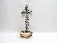 ANCIEN BENITIER EN NACRE CROIX
