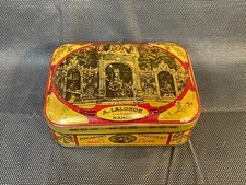 Ancienne boite de Macarons de Nancy chocolat de luxe A.Lalonde Confiseur vintage