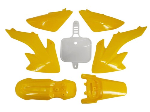 Kit plastiques jaune dirt bike - kit,