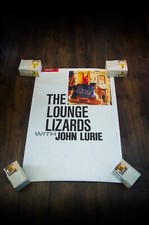 THE LOUNGE LIZARDS ?JOHN LURIE JAZZ CONCERT 1987 Vintage Music Poster Original