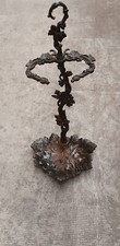 ANCIEN PORTE PARAPLUIE SERVITEUR DE CHEMINEE ART NOUVEAU EN FONTE
