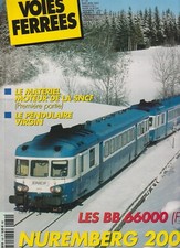 VOIES FERREES N°130 BB 66000 / NUREMBERG 2002 / PENDULAIRE VIRGIN / MAT MOTEUR 