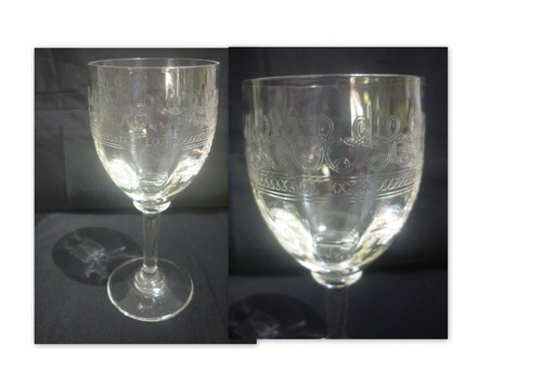 Verre table ancien - verre,