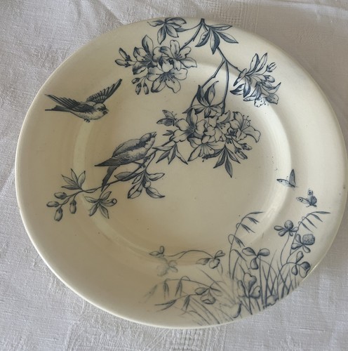 Assiette plate ancienne decor - assiette,