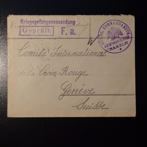 Lettre prisonnier guerre - lettre,