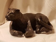 "Jaguar" sculpture bronze