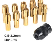 Adaptateur diamètre accessoires mandrin outil rotatif multifonction type DREMEL