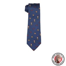 Cravate neuve PEANUTS Snoopy PN918308 bleu marine marque SNOOPY Charlie Brown